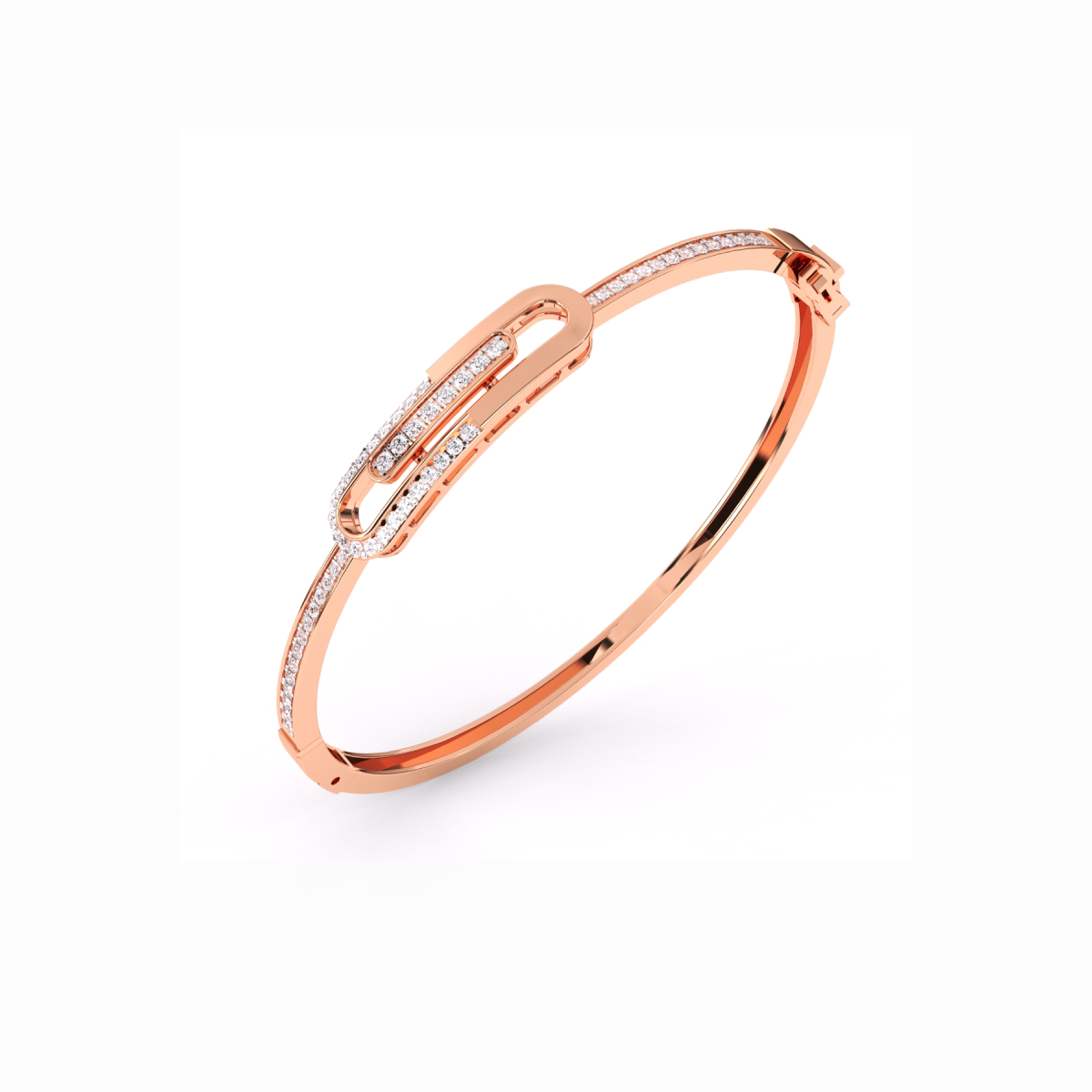 Stylish Diamond Bangle Bracelet